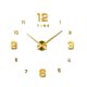 thumbnail image 1 of Reloj de pared DIY Reloj de pared con espejo 3D sin marco Mudo grande TFixol Reloj de pared, 1 of 7