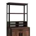 thumbnail image 3 of Sauder Briarbrook Utility Hutch, Barrel Oak Finish, 3 of 9