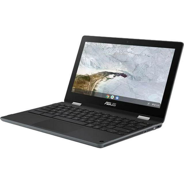 Remis à Neuf (Bon) ASUS Chromebook Flip 11,6 Pouces Portable 2-en-1 à Écran Tactile HD (Intel Celeron N4020, 4 Go de RAM, 32 Go eMMC, Chrome OS, Intel UHD Graphics 600) - Gris Foncé (C214MA-C1R-CA)