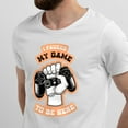 thumbnail image 2 of Greenyef Graphics I Paused My Game to Be Here Video Gamer Gift for Men Teenagers Gaming Funny Graphic T-Shirt Style-44 (White, Medium), 2 of 6