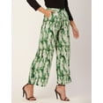 thumbnail image 2 of Moomaya Printed Palazzo Pants For Women, Loose Fit Elastic Waist Pajamas, 2 of 8