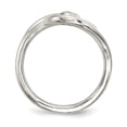 thumbnail image 2 of 925 Sterling Silver Polished Fancy Swirl Ring Size 6, 2 of 7