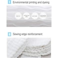 thumbnail image 5 of Baby Diapers,Topboutique Reusable Soft 12 Layers 10 Pack Inserts for Baby Cloth Diaper Absorbent & Breathable Liners, Washable Liners（14.2x5.9in,White）, 5 of 8