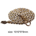 thumbnail image 2 of Brazalete de defensa de combate al aire libre Collar de supervivencia Látigo de protección (Oro), 2 of 4