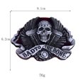thumbnail image 2 of Hebilla de cinturón Bad to the Bone Skull, aleación vintage para motocicletas, 2 of 3