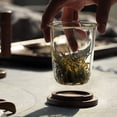 thumbnail image 4 of Glass Tea Infuser Cups with Strainer and Lid, Heat Resistance Borosilicate Glass Teacups Wood Handle - For Tea Lovers, 4 of 5