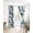 Turquoise, variant on Sage Green Grey Blackout Curtains 39 Inches Long,Thermal Insualted Grommet Curtains & Drapes,Geometric Circle Modern Abstract Simple Art Room Darking Curtains for Living Room 2 Panels 27.5"W x39"L