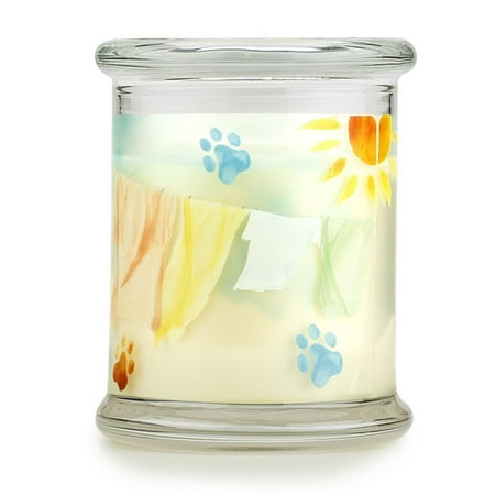 Pet House Candle in 15 Fragrances - All Natural Soy Wax Candle and Pet Odor Eliminator - Eco-Friendly, Non-Toxic, Paraffin-Free - 60-70-Hour Burn Time - Sunwashed (Best Eco Friendly Candles)