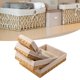 thumbnail image 5 of Bandeja tejida a mano cesta de almacenamiento tejida de gran capacidad duradera 4 piezas para sala de estar ANGGREK Otros, 5 of 8