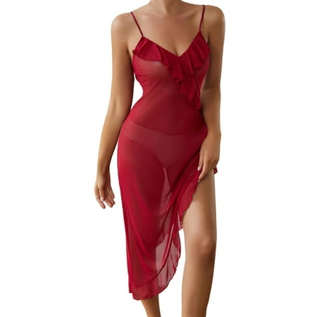 Xuewenshw Women s Lingerie Teddy Lingerie for Women Crotchless Lingerie for Women Crotchless Lingerie Womens Lingerie Sexy Nightgowns for Women