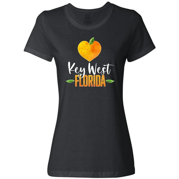 Inktastic Key West Florida Orange in Heart Women's T-Shirt
