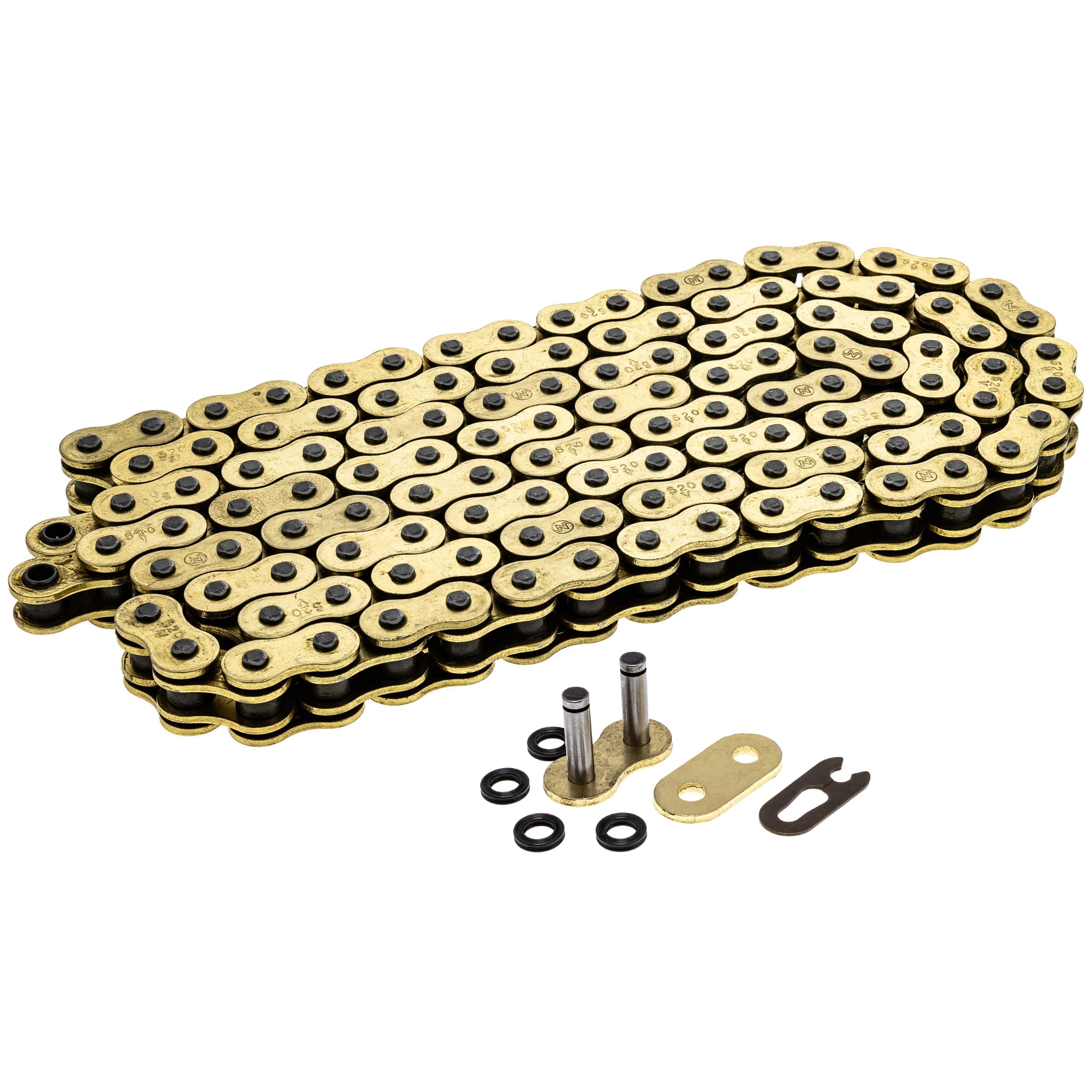 Niche Gold 520 X-Ring Chain 122 Links With Master Link Motorcycle