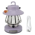 thumbnail image 2 of FTVOGUE Retro Rechargeable Camping Lantern Infinite Dimming Portable Tent Light, 2 of 8