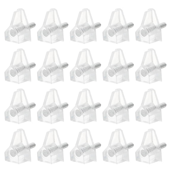 XIBUFE 2026 New 20 Pcs Clear Shelf Pegs Kitchen Cabinet Shelf Pin Shelf Support Peg Cabinet Shelf Pegs for Cabinet Shelves Bookcases Cupboards