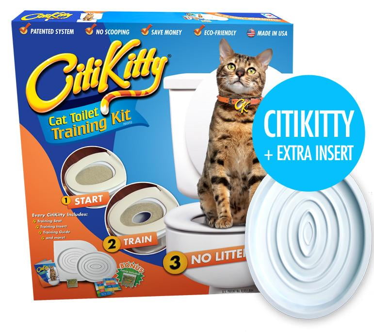 2 Pack CITIKITTY CAT TOILET TRAINING KIT Save $$$$ 