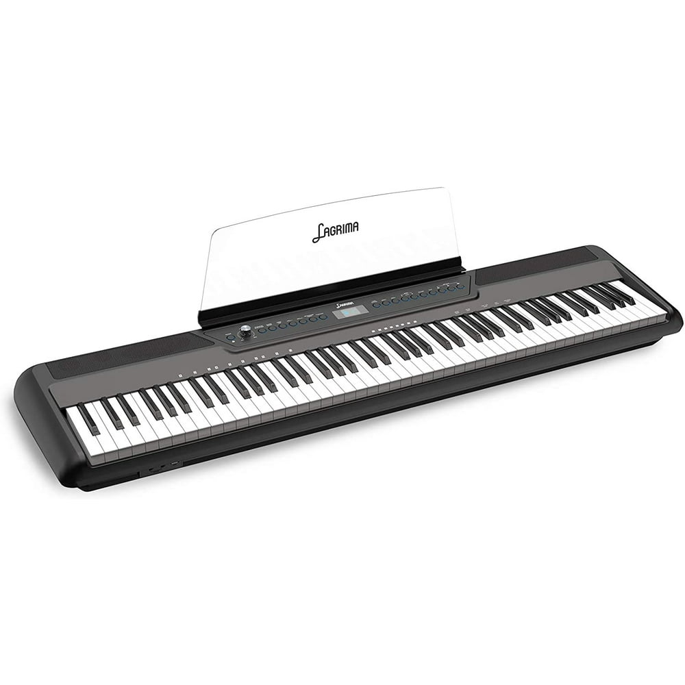 LAGRIMA LAG560 Full Size Portable Weighted Action Digital Piano, 88