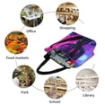 thumbnail image 5 of Easygdp Neon Toy Cat Reflections Bolso de Hombro para Mujer, Bolso Bandolera y Cartera de Mano Elegante para Uso Diario, 5 of 5