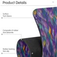 thumbnail image 4 of Yayeee Faucet Mat for Kitchen Sink 14.7" Diatomite Long Splash Guard Pad, Purple Waves Pattern, 2 Pack, 4 of 7