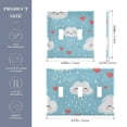 thumbnail image 3 of Dailycode Light Switch Plate Covers 3 Gang Wall Plate Plastics Outlet Covers for Kitchen Home Office Decor Rain Cloud Heart, 3 of 8