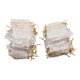 thumbnail image 2 of 100 bolsas de organza con diseño de luna y estrella, de 7 x 8,9 cm, transparentes, con cordón, para regalo de boda, fiesta, color blanco., 2 of 14