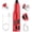 Red, variant on Quiet - (45db) 6-Speed Pet   with 2 LED Lights for Large Medium Small Puppy Dogs/Cats, Professional 3 Ports Rechargeable Electric   Trimmer with Dust Cap