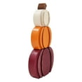 thumbnail image 4 of Wooden Stacked Pumpkin Décor - 8 inches, 4 of 5