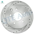 thumbnail image 5 of Set of 4 Front Brake Disc Rotors-Rear Drilled Slotted Brake Disc Rotors For 2007-2013 Nissan Altima, 5 of 9