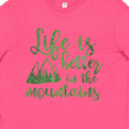 thumbnail image 4 of Inktastic Life's Better Mountains Youth T-Shirt, 4 of 5