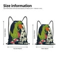 thumbnail image 2 of Gaeub Dinosaur Basketball Player Drawstring Backpack Bag Sport Gym Sackpack Heavy Duty String Backpack for Men Women-Medium, 2 of 6