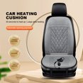 thumbnail image 4 of Calentador de asiento de coche de 12V-24V, cojín de asiento con calefacción eléctrica ajustable de 3 velocidades, mantiene caliente, 4 of 9