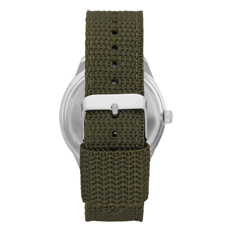 George Men's Casual Watch with Green Nylon Strap photo 3