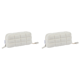 thumbnail image 1 of Estuche para Lápices Con Forma Almohada Almacenamiento Maquillaje Acolchada Multifunción () Blanco, 1 of 4