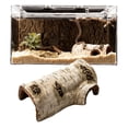 thumbnail image 1 of Simulación ocultar cueva adorno tortuga ocultar cueva ocultar caja para tortuga dragón animales serpiente Decoración L DYNWAVEMX Cueva de piel de reptil, 1 of 8