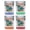 Multicolor (4-Pack), variant on West Palm Beach Florida Vintage Design Souvenir 2 oz Square Shot Glass – Blue