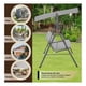 thumbnail image 5 of Columpio Banca Jardin Exteriores Hamaca con Toldo Mecedora gris Mediano, 5 of 6