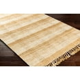 thumbnail image 3 of BoutiqueRugs Alara Jute Plaid Area with Tassel Area Rug - Peach, Tan - 5' x 7'6", 3 of 10
