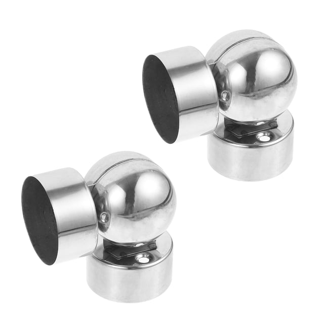 FUEENIRVA 2 Pcs Accessoires de Main Courante pour Escalier et Balcon Argent