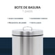 thumbnail image 3 of Bote De Basura Acero Inoxidable Metalico Basurero Cocina 20L, 3 of 7