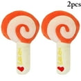 thumbnail image 1 of 2PCS Food Pet Toy Lollipop Bite Resistant Plush Squeaky Toy Pet Chewing Toy, 1 of 10