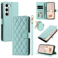thumbnail image 3 of for Samsung Galaxy S23 Elegant Phone Case Wallet Pocket with Card Holder for Women,Crossbody Strap Case for Samsung Galaxy S23 with Strap Lanyard,Magnetic Flip Leather Case,Mint, 3 of 10