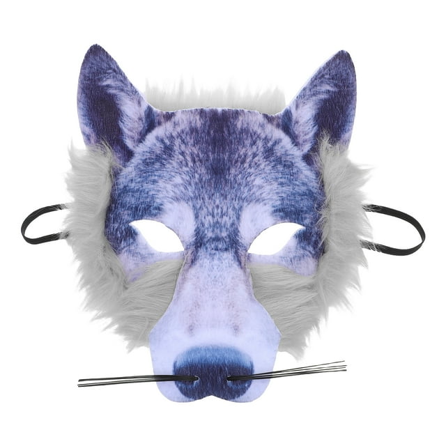 Máscara creativa de Halloween, máscara de lobo aterradora, accesorio de cosplay para fiestas de Halloween