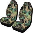 thumbnail image 1 of Juego de 2 fundas de asiento de coche ABPHQTO Camuflaje Verde Universal, 1 of 3