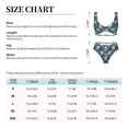 thumbnail image 4 of Kdxio Astronaut Corgi Dog Print Women's 2 Piece High Waisted Wrap Spaghetti Strap Summer Swimsuit Bikini Set-Medium, 4 of 7