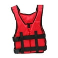 thumbnail image 4 of koolsoo Veste de Natation Gilet de Flottabilité Multifonction pour Voile Plongée en Apnée Wakeboard Rouge, 4 of 9