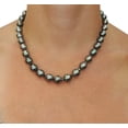 thumbnail image 2 of 14K Gold 8-10mm Drop Shaped Tahitian South Sea Cultured Pearl Necklace - AAAA Quality - 20" Length, 2 of 7