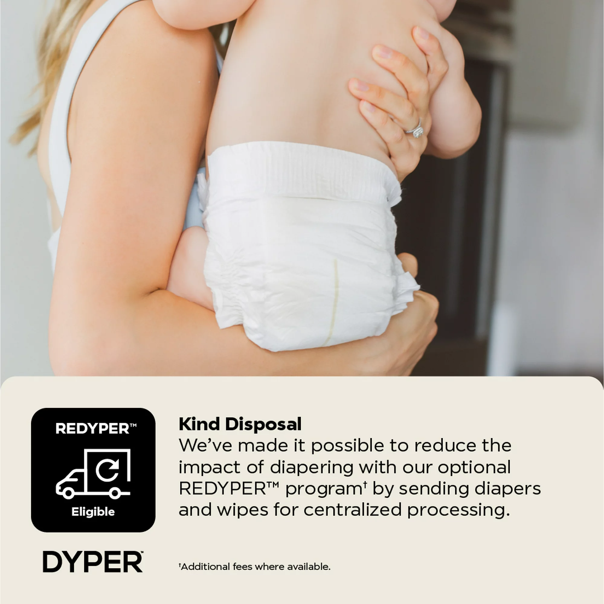 DYPER Simply Kind Diapers, Remarkably Soft, Size 2, 72 Count (Select For More Options)