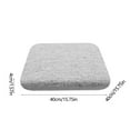 thumbnail image 3 of Fiudx Cojín de Asiento Cómodo, Cojín de Espuma Suave para Comedor, Diseño Antideslizante, Elegantes Colores Gris y Azul Cielo, Ideal para Uso En Casa, Oficina o Coche, Soporte Ergonómico, Fácil de Li, 3 of 6
