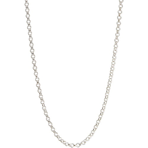 Women's Sterling Silver 025 Rolo Necklace, 20