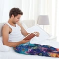 thumbnail image 7 of Fotbe Underwater Turtle Dolphin Octopus Men's Pajama Pants,Sleepwear Pants,Pj Bottoms Drawstring And Pockets-Medium, 7 of 7