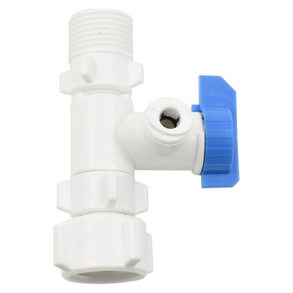 Feed Water Adapter - 1/2" NPT or 3/8" Compression, 1/4" Quick Connect, Angle Stop